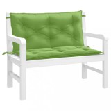 VidaXL Pernă bancă de grădină, 2 buc. melanj verde, 100x50x7 cm textil