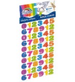 Set sticker buretat,60 cifre diverse culori,18mm