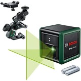Nivela laser cu linii Bosch Quigo Green Gen2, 12 m domeniu lucru, 500-540 nm dioda laser, &plusmn;4&deg; autonivelare, 85&deg; unghi deschidere, &plusmn; 0.6 mm/m precizie,