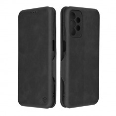 Husa pentru Samsung Galaxy A23 4G / A23 5G Techsuit Safe Wallet Plus, Black foto