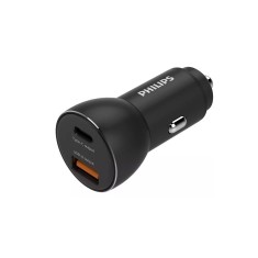 &Icirc;ncărcător de mașină pentru telefon Philips