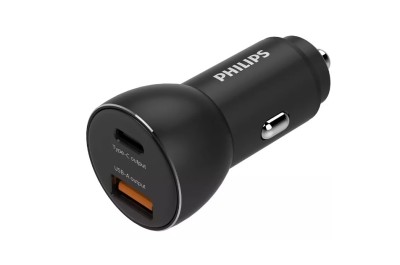 &amp;Icirc;ncărcător de mașină pentru telefon Philips foto