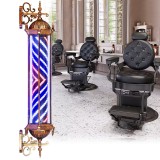 Barber pol barbier barber plafond cu lampă 120cm