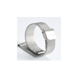 Bratara de ceas mash milaneza cu siguranta argintie 18mm 20mm 22mm WZ3022