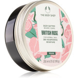 The Body Shop Body Butter Brirish Rose unt pentru corp cu aromă de trandafiri 200 ml, Thebodyshop