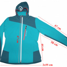 Geaca softshell Ortovox Pala Merino Cordura dama marimea L CA NOUA!