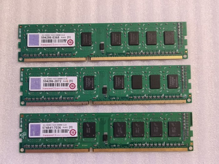 Memorie RAM desktop Transcend 2GB DDR3-1333MHz - poze reale