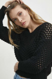 Answear Lab pulover femei, culoarea negru, călduros