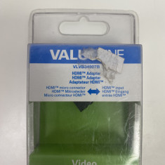 Adaptor micro HDMI tata - HDMI mama VALUELINE VLVB34907B (274)