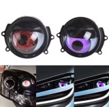 Cumpara ieftin Set 2 Lupe Devil Eyes cu Display LED de 3 inch, Telecomanda, 6 Moduri de Iluminare, Ideale pentru Retrofit Faruri sau Proiectoare, Compatibile cu dive, IPF