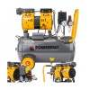 Compresor de aer, capacitate rezervor 24 litri, 1 cilindru, 2.4 CP 230V 220 L/min 8 bari, Powermat