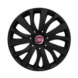 Cumpara ieftin Set 4 capace roti 15 inchi (R15) compatibile FIAT, Model - 345 Black