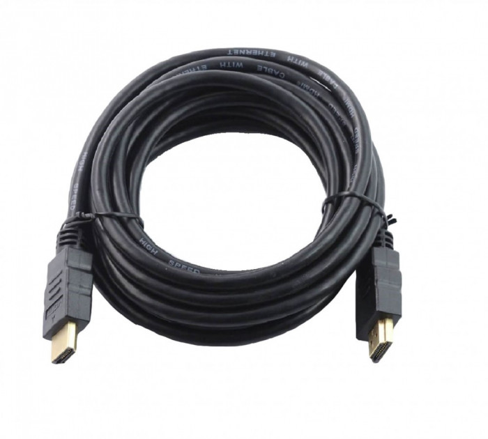 Cablu HDMI 1.4, 19 Pini Tata-Tata, Lungime 5 m - TV HD, Monitoare sau Console