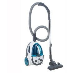 Aspirator fara sac Heinner SeaShade HVC-V800WBL, 800W, 2L, tija telescopica din metal, accesorii 2 in 1, perie canapea, alb/albastru