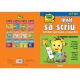 Cumpara ieftin Scoala acasa, Invat sa scriu, 6-7 ani, Girasol