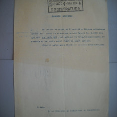 HOPCT DOCUMENT VECHI 358 MINISTERUL INDUSTRIEI COMERT EXTERIOR /BUCURESTI 1936