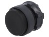 Comutator cu apăsare 22mm negru