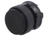 Comutator cu apăsare 22mm negru