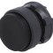 Comutator cu apăsare 22mm negru