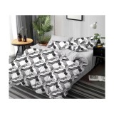 Cumpara ieftin Lenjerie de pat Bumbac Finet 6 piese cu elastic - PUC68