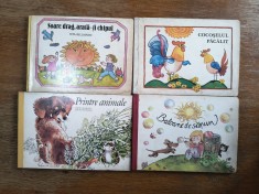 Lot 4 carti vintage pentru copii, total cartonate / R8P1F