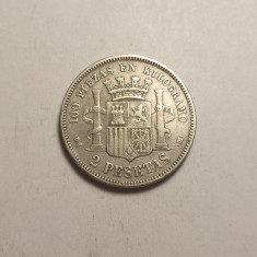 Spania 2 Pesetas 1870