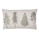Cumpara ieftin Perna decorativa Craciun poliester bej verde 30x50x4 cm