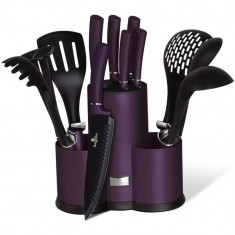 Set ustensile de bucatarie 12 piese Purple Eclipse Berlinger Haus BH 6258A