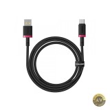 Cablu Date si Incarcare USB-A - USB-C Baseus Dura Series 60W 2m Rosu P10377802U01-03