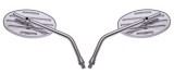 Set 2 oglinzi moto reglabile, filet M10, cromate, 125x67mm Cod Produs: MX_NEW LU00911