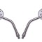Set 2 oglinzi moto reglabile, filet M10, cromate, 125x67mm Cod Produs: MX_NEW LU00911