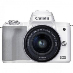 Camera foto Mirrorless + Obiectiv EF-M Canon EOS M50 Mark II 24.1 MP White foto