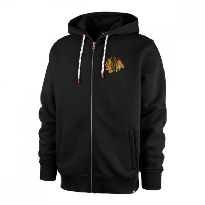 Chicago Blackhawks hanorac de bărbați cu glugă back check 47 morris full zip hood - S foto