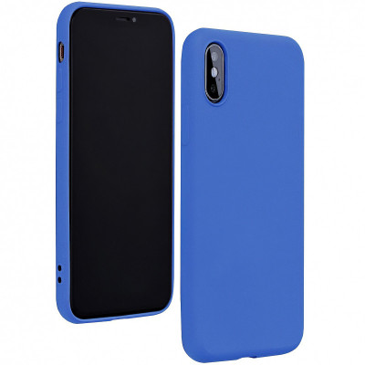 Husa TPU Forcell Silicone LITE pentru Samsung Galaxy A41, Albastra foto