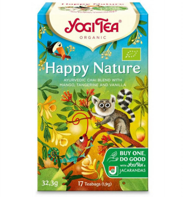 Ceai Happy Nature Bio 17 pliculete Yogi Tea foto