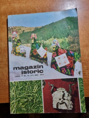 revista magazin istoric decembrie 1971 foto