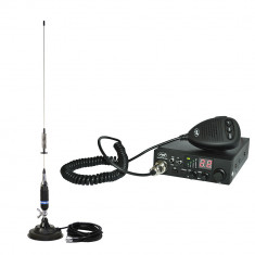 Kit Statie radio CB PNI ESCORT HP 8024 ASQ + Antena CB PNI S75 cu magnet foto