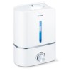 Umidificator Beurer, 25 W, 4 l, 300 ml/h, LED, panou mecanic, Alb