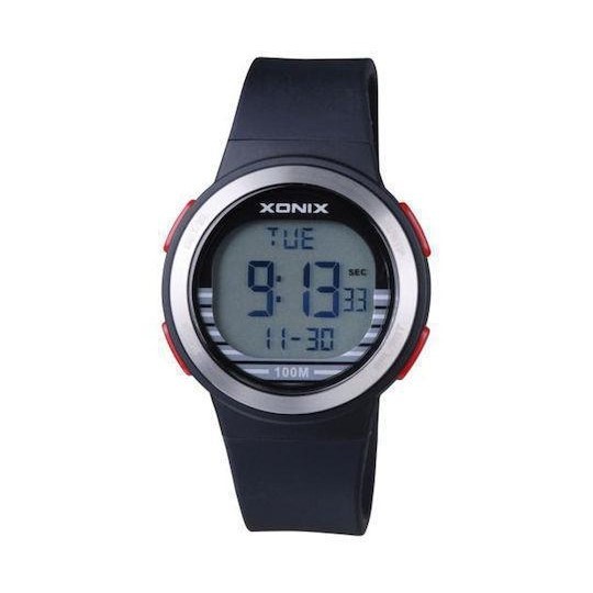 Ceas copii, Xonix Bav-007, Sport, Casual, 10 ATM, Negru