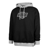 Los Angeles Kings hanorac de bărbați cu glugă 47 Patch Drop Shoulder Hood black - M