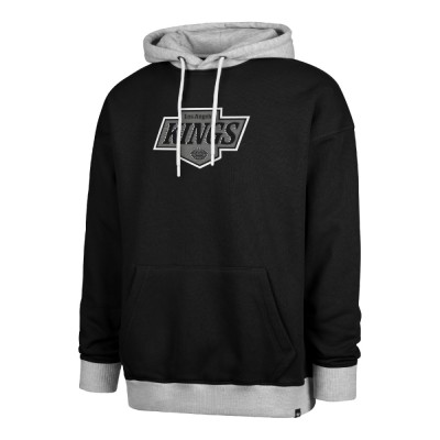 Los Angeles Kings hanorac de bărbați cu glugă 47 Patch Drop Shoulder Hood black - M foto