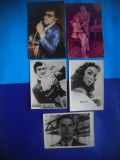 HOPCT LOT NR 1303 -ACTORI / ARTISTI-5 CARTI POSTALE-NECIRCULATE