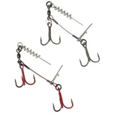 Montura SAVAGE GEAR Carbon Corkscrew Stinger, 31Kg, Nr.2-2/0, 2buc/pac foto