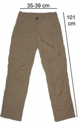 Pantaloni outdoor MAMMUT Zip System detasabili (dama S/XS) cod-181014 foto