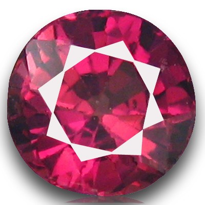 ~SAFIR NATURAL ROZ-PORTOCALIU ( Patparacha ) 0,57 ct. netratat RAPORT GEMOLOGIC foto