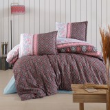 Lenjerie de pat ranforce clasy king size (izgi)