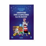 Amintiri din Copilarie, La Scaldat, Carte de Colorat cu Povesti A4, Eurobookids