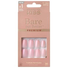 Unghii false Bare But Better Premium Nails Spicy, 30 bucati, Kiss