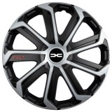 Set 4 Capace Roti Evo Gri-Negru R16, pentru Dacia Nou