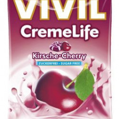 Bomboane cremoase Vivil Creme Life Cirese fara zahar 110g